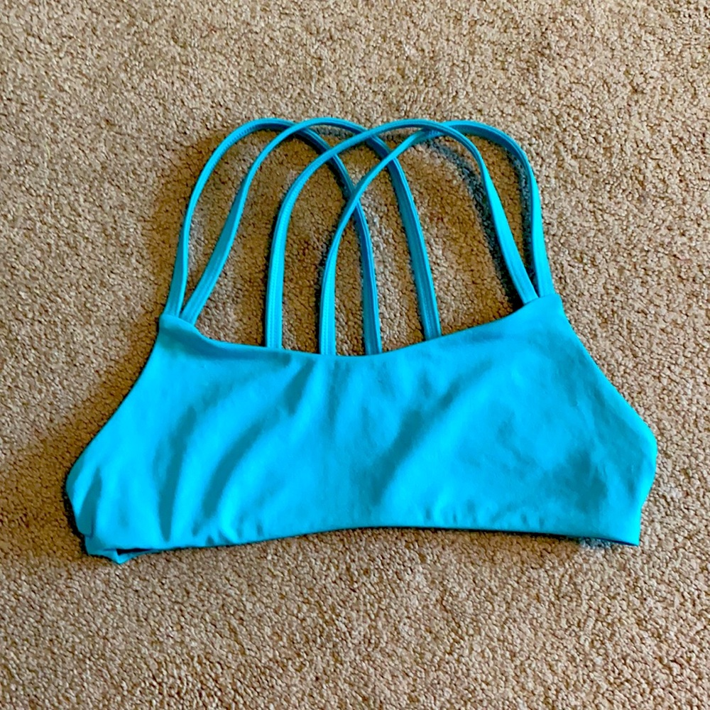 Medium teal fendrick jolyn bikini top